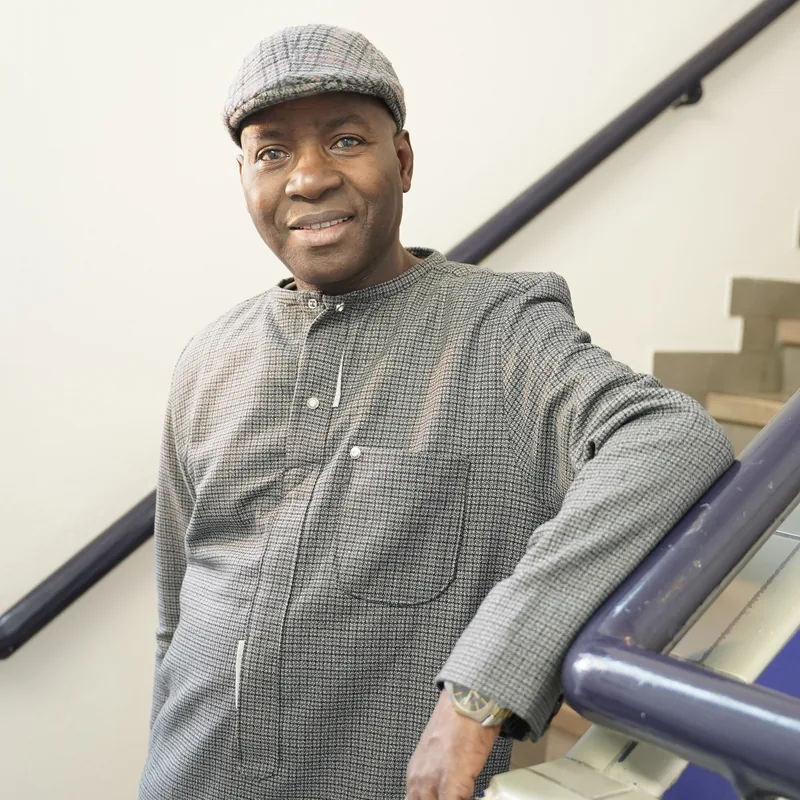 Portret van Demba Dia
