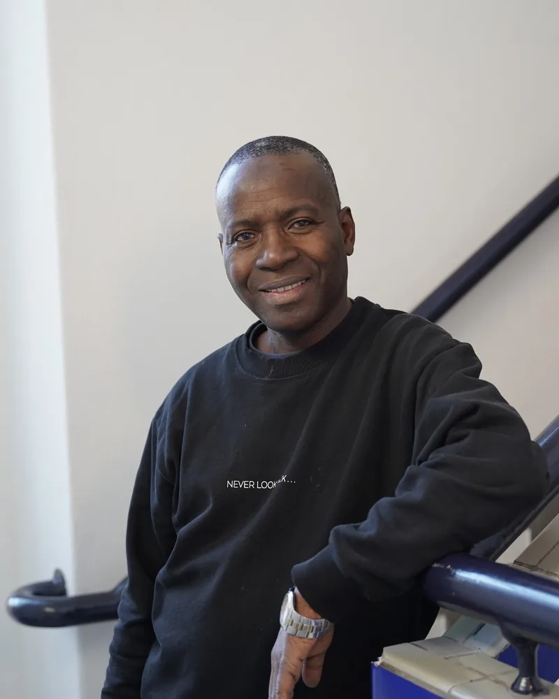 Portret van Demba Dia